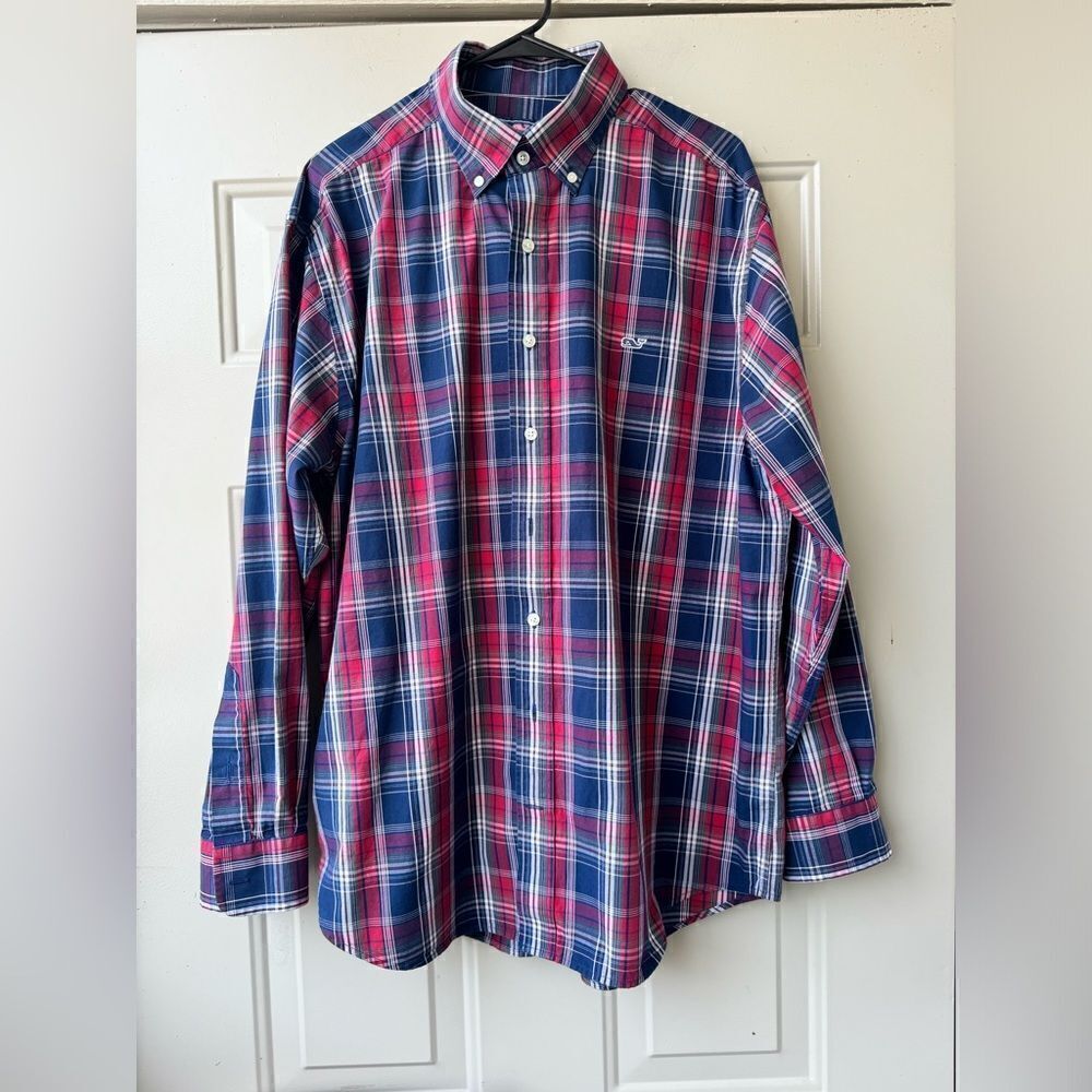 Vineyard Vines MEN'S LONG SLEEVE CHECKED SHIRT SIZE XL